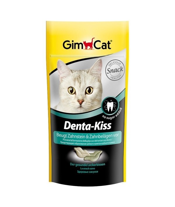 Gimcat Denta-Kiss - przysmak dbający o zdrowe zęby