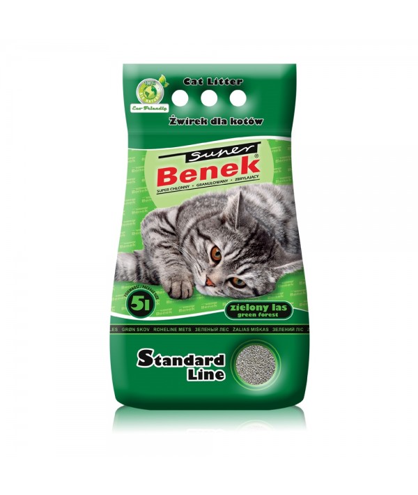 Super Benek Standard żwirek zielony las 5 l